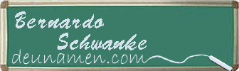 Bernardo Schwanke Visitenkarte